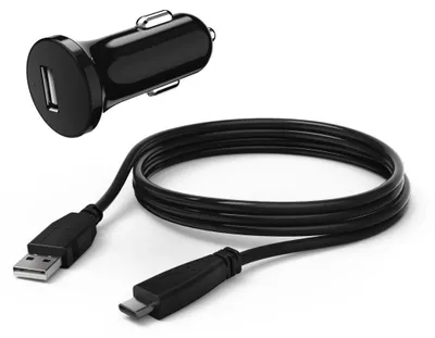 Produktbild von Hama 00054683, Auto, Zigarettenanzünder, 5 V, 2,4 A, 1,5 m, Schwarz