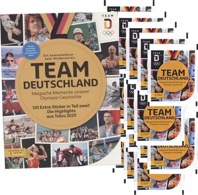 Produktbild von Team Deutschland Olympia Teil 1 - Sammelsticker - 1 Album + 20 Tüten