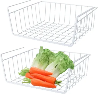 Obrázok produktu pre Kôš na uskladnenie, kovový, 2 kusy, čierny, vhodný do kuchyne a kancelárie