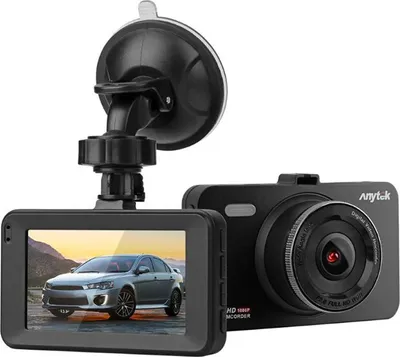 Zdjęcie produktu dla Anytek A78 1080p Full Hd Car Dash Cam 2 Lens 3.0inc Ips Kamera Night Vision Jazdy rejestrator czarny