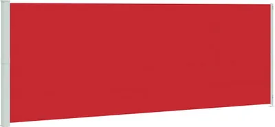 Image de vidaXL Marquise latérale extensible 220x600 cm rouge