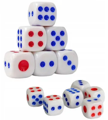 Produktbild von Spielwürfel Set 6 Stück 6-seitige Würfel