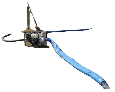 Produktbild von Wasserschlauch, 50 m Länge, PVC-Material, armeegrün