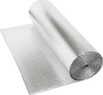 Zdjęcie produktu dla Folia izolacyjna Yakimz Folia izolacyjna 1*10m Podwójna aluminiowa folia pęcherzykowa Folia odblaskowa do grzejników 3-4mm Folia izolacyjna Zatrzymywanie ciepła