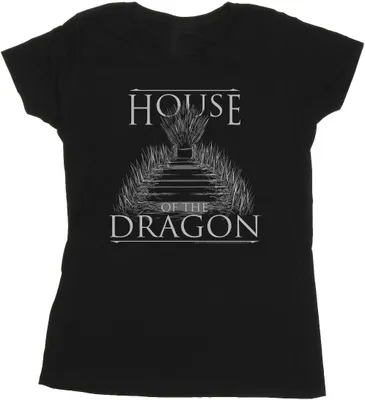 Produktbild von Game Of Thrones: House Of The Dragon - T-Shirt für Damen BI22954 (XL) (Schwarz)