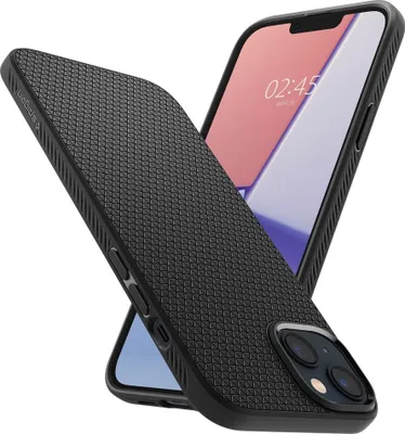 Produktbild von Spigen ACS05037, Cover, Apple, iPhone 14, 15,5 cm (6.1"), Schwarz