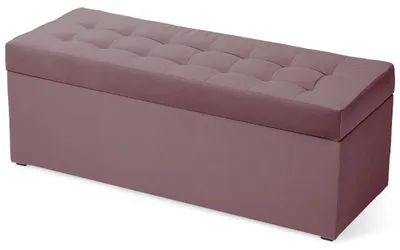 Obrázek produktu pro MG Design, polohovací taburet, barva růžová, rozměry 45x120 cm - úložný prostor 140 litrů, nosnost až 300 kg, snadno udržovatelný, matný povrch, vhodný do obývacího pokoje a chodby