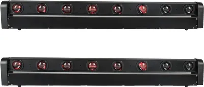 Obrázek produktu pro SHEHDS Beam LED osvětlení, 8x12W RGBW, univerzální režimy ovládání, 2ks, EU zástrčka