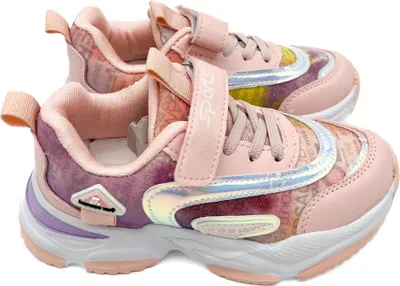 Produktbild von Sneakers Meisjes Roze Dad look