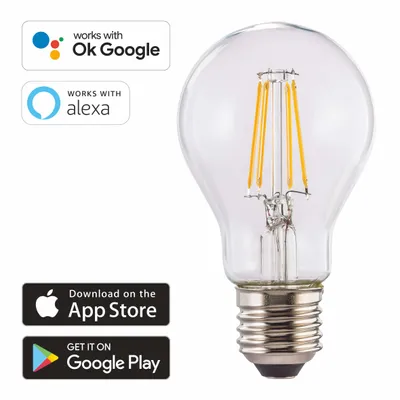 Obrázok produktu pre Hama 00176587, 6,5 W, E27, 806 lm, 25000 h, Denné svetlo, Teplá biela