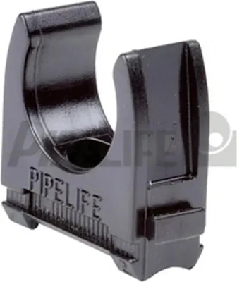 Produktbild von Pipelife Klemmschelle für Installationsrohre, Ø20mm, schwarz, halogenfrei, 1 Stk.