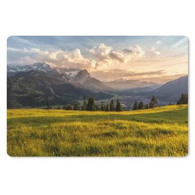 Produktbild von MuchoWow® Mauspad Mousepad Alpen - Sonnenuntergang - Berg 27x18 cm - Mousepads - Maus Mat - Pad - Mausunterlage - Büroartikel - Desk Matten