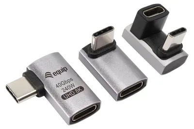 Immagine prodotto di Adattatore USB 4 C a C, 40Gbps, PD 240W, confezione da 3 pezzi
