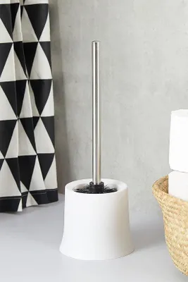 Image de Porte-brosse de toilettes, en plastique, ensemble de toilettes
