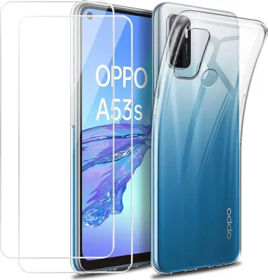 Image de Housse pour Oppo A53 / A53S avec 2 films de protection d'écran en verre trempé Phonillico®