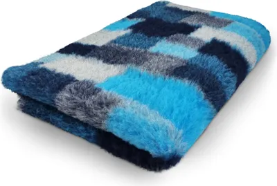 Produktbild von Vet Bed Hundedecke Patchwork türkis 150 x 100 cm