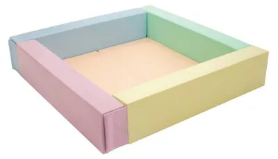 Image de IGLU Piscine à balles en mousse pastels clairs