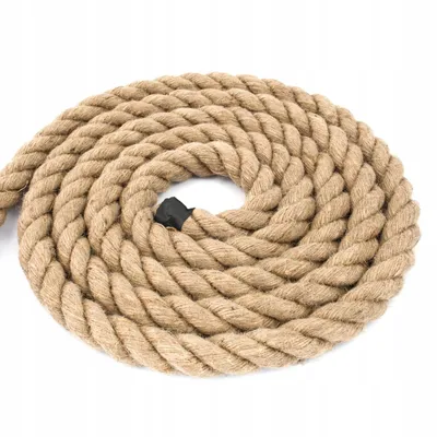 Image de Tresse naturelle 5m, 30mm - 3 fils, pour la décoration, le jardin, les supports, le macramé