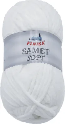 Zdjęcie produktu dla Przędza SAMET – 100 g / 100 m – biała