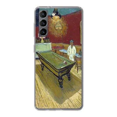 Produktbild von MuchoWow® Handyhülle Schutzhülle Hülle für Samsung Galaxy S21 Das Nachtcafé - Vincent van Gogh Silikon Softcase Handy Hülle - Softcase