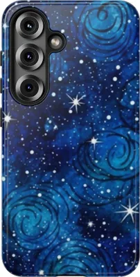 Produktbild von Sternenklare Galaxie in Blau – Hülle Kompatibel mit Samsung Galaxy S25