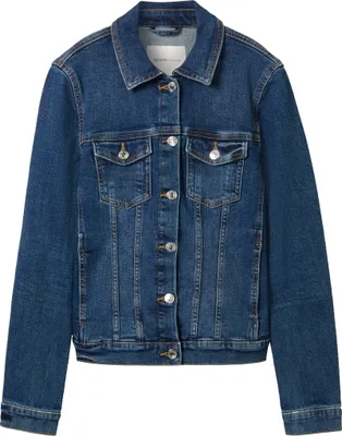 Produktbild von TOM TAILOR Jeans Jacke Regular Fit Denim Blouson mit Bio-Baumwolle Rinsed Design Größe: XL