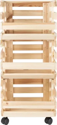 Produktbild von Obsthorde 3teilig 37x30x80cm Holz
