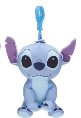 Produktbild von Disney Lilo & Stitch Plüsch Schlüsselanhänger Bag Clip ca. 11,5 cm - Stitch