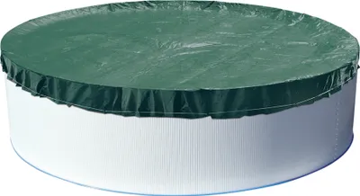 Produktbild von Steinbach Abdeckplane "Winter" für runde Swimming Pool Stahlwandbecken grün Ø 360 cm