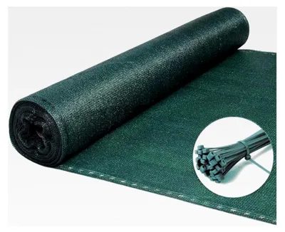 Produktbild von Sichtschutzzaun - Garten-Sichtschutz - Schattennetz Zaunblende Sonnenschutz 140g/m² - Feuchtigkeits- und UV-beständig - Regen- und Schneebeständig - 150 cm hoch - Grün