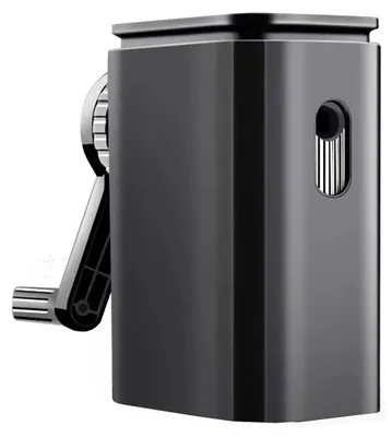 Produktbild von Profi Bleistiftspitzer Tisch, 9-fach verstellbar, 0,6 mm Spitze, langlebige Metallklinge, für Zeichnen, Skizzen & Künstler, großer Behälter
