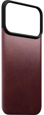Produktbild von Nomad Magnetische Lederrückseite Horween MagSafe iPhone 18 Pro Burgundy