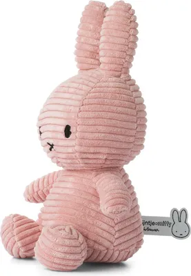 Produktbild von Miffy Corduroy Rosa - 33 cm Stofftier Hase Plüschtier