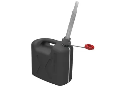 Produktbild von PRESSOL Kraftstoffkanister HDPE 20l mit Sichtfenster, Ausführung:nv, Farbe:schwarz, Inhalt:20 l
