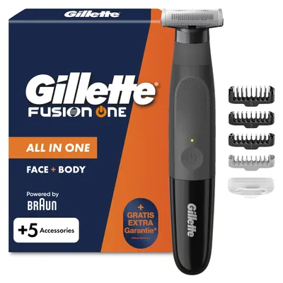 Produktbild von Gillette Fusion One Hybrid Rasierer Herren Elektrisch, Schwarz