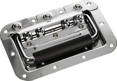 Produktbild von KOTARBAU® Kistengriff 160 x 80 mm Schalen-Klappgriff Griffschale Einlasskistengriff Tragegriff Boxengriff für Kisten Boxen