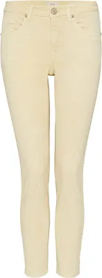 Produktbild von 27295 Opus, Elma,  Damen Jeans Hose, Stretchdenim, pastellgelb, D 36 W 28 L 30
