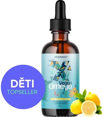 Immagine prodotto di BrainMax Vegan Omega Kids, omega-3 per bambini, 90 ml