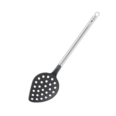 Obrázok produktu pre Drážkovaná lyžica Rosle Basic Line - nerezová oceľ / silikón - 32 cm