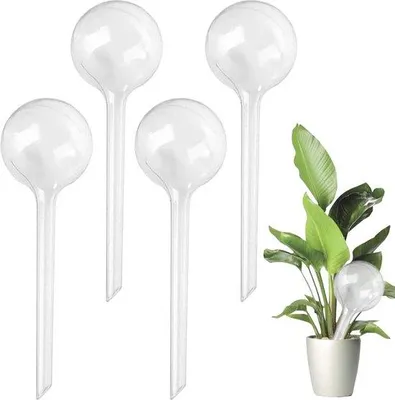 Produktbild von Automatische Bewässerungskugeln für Pflanzen, 4er-Set, ideal für Balkon und Garten