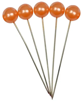 Dekorative Nadeln, 10 x 50 mm, 50 Stück, orange