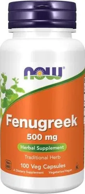 Produktbild von Now Foods Bockshornklee 500 mg - Bockshornklee - 100 vegetarische Kapseln