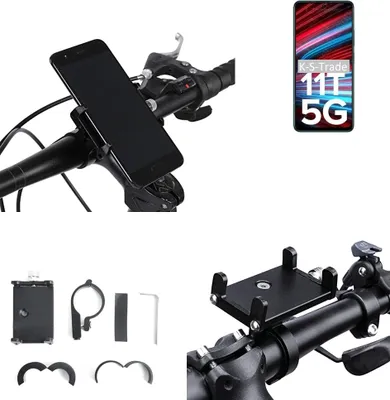 Produktbild von K-S-Trade Handyhalterung für das Fahrrad kompatibel mit Xiaomi Redmi Note 11T 5G Halter Lenkstange Fahrradhalterung Motorrad Bike Mount Befestigung
