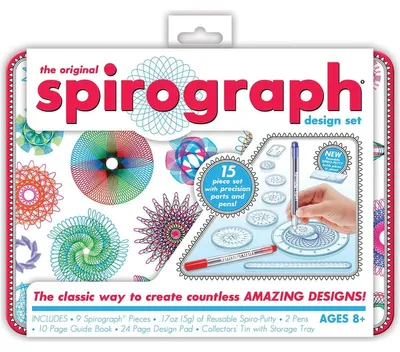 Produktbild von Spirograph kreatives Zeichenkasten Set mit Aufbewahrungsfach und Zubehör