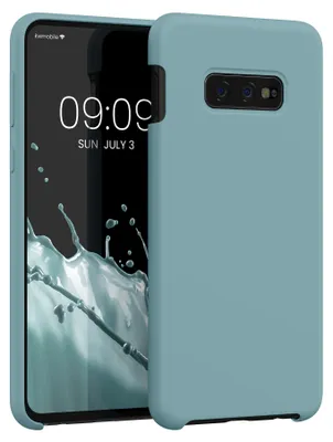Produktbild von kwmobile Handyhülle für Samsung Galaxy S10e Hülle - Case Silikon - Kabelloses Laden - Schutzhülle Cover in Arctic Night
