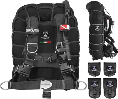 Immagine prodotto di Dive System Fly Tech Wings Nero L Nero L