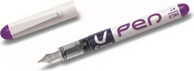 Produktbild von Einweg-Füllfederhalter V-Pen SVPN-4W violett Packung mit 12 Stück