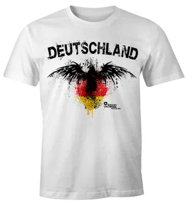 Produktbild von Herren T-Shirt Deutschland Adler Fanshirt WM Fußball-Sommer 2026 Fußball Fan Shirt MoonWorks