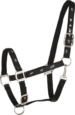 Produktbild von Waldhausen Halfter Pferdchen Stallhalfter Schwarz VB