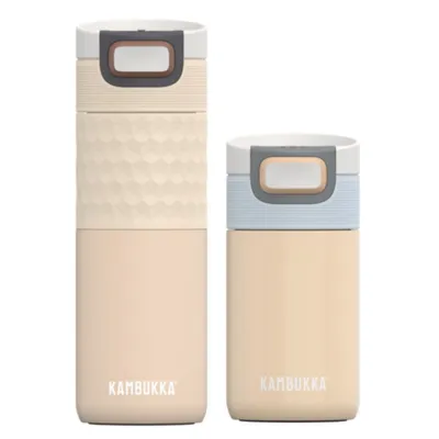 Obrázek produktu pro Termohrnky Etna Grip 500 ml + termoska na kávu Etna 300 ml Sada termohrnků Kambukka Beige Lover